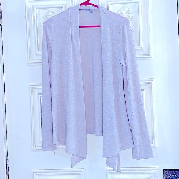 Cool, Comfy & Casual Lightweight Waterfall Draped Open Front Sweater L/XLG - Picture 7 of 16